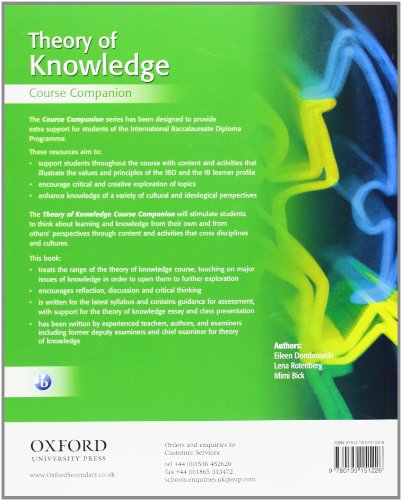 Theory of Knowledge: Course Companion- IB Diploma Program