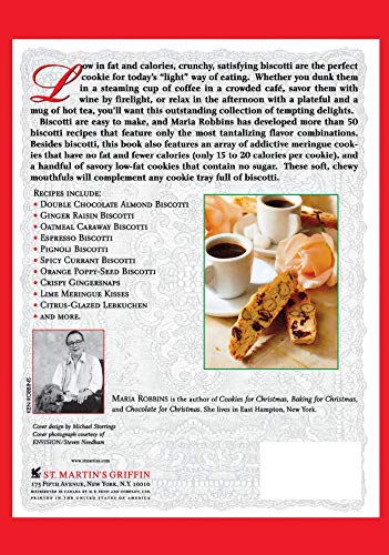 Biscotti & Other Low Fat Cookies: 65 Tempting Recipes for Biscotti, Meringues, and Other Low-Fat Delights
