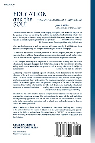 Education and the Soul: Toward a Spiritual Curriculum