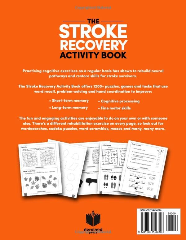 Stroke Recovery Activity Book: 1200 Brain & Motor Skills Rehabilitation Exercises