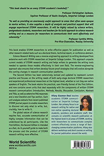 Science Research Writing: For Native And Non-native Speakers Of English (second Edition)