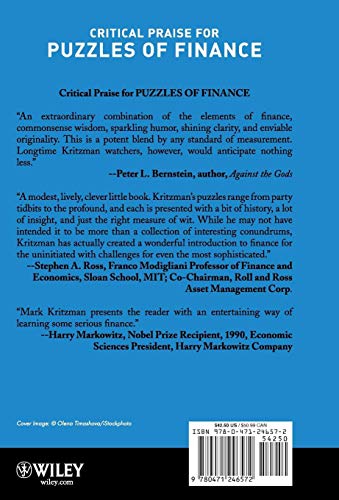 Puzzles of Finance: Six Practical Problems and Their Remarka