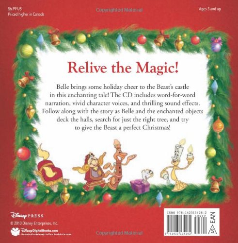 Beauty and the Beast: The Enchanted Christmas Read-Along Storybook and CD