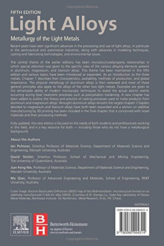 Light Alloys: Metallurgy of the Light Metals