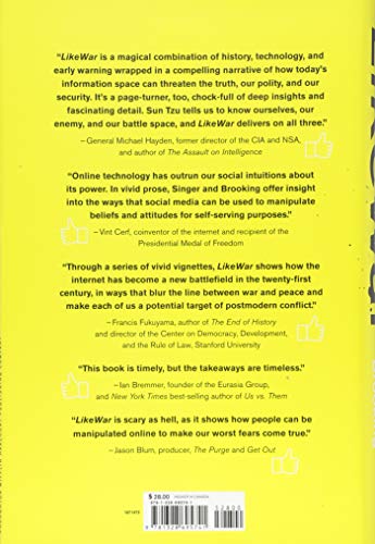 LikeWar: The Weaponization of Social Media
