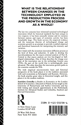 The Theory of Technological Change and Economic Growth (Production Management)