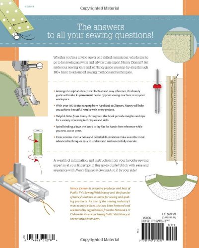 Nancy Zieman's Sewing A to Z: Your Source for Sewing and Quilting Tips and Techniques