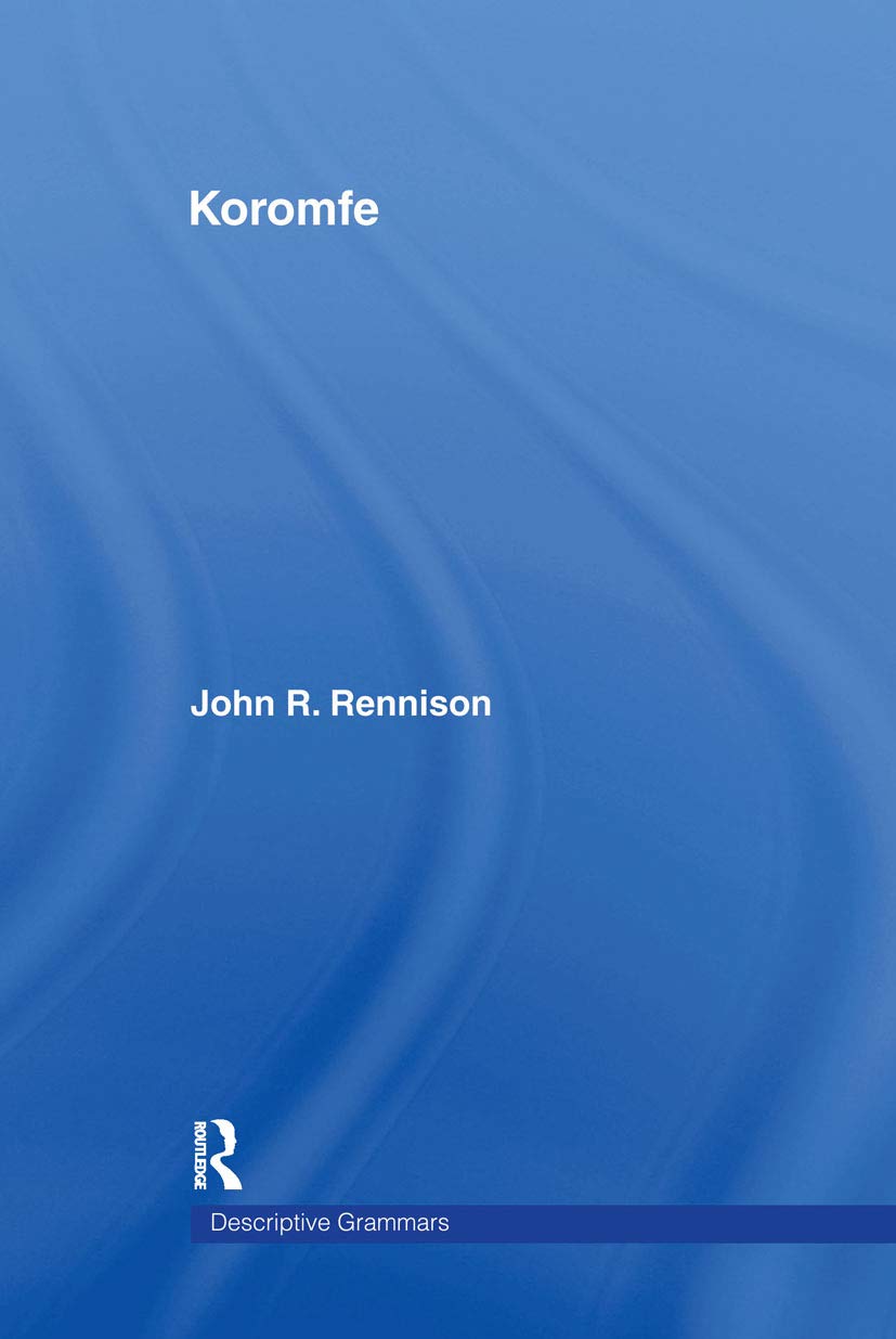 Koromfe (Descriptive Grammars)