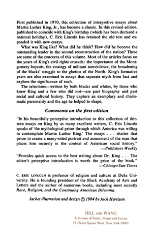 Martin Luther King, Jr.: A Profile (American Century)