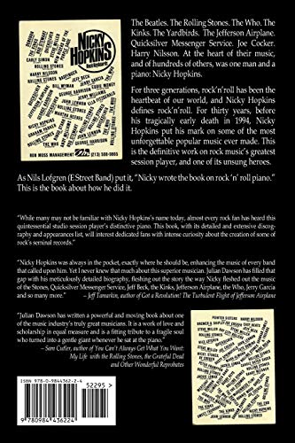 And on Piano ...Nicky Hopkins: The Extraordinary Life of Rock's Greatest Session Man — back cover