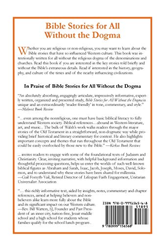 Bible Stories For All Without the Dogma: A Part of Cultural Literacy