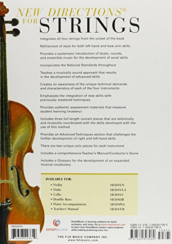 New Directions(R) For Strings, Violin Book 2
