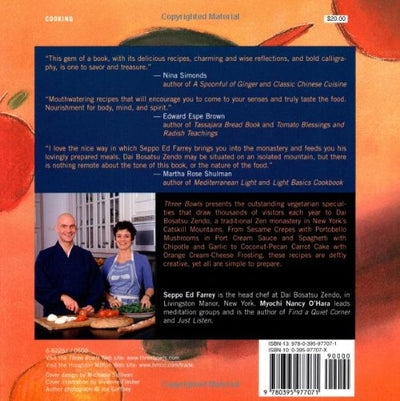 3 Bowls: Vegetarian Recipes from an American Zen Buddhist Monastery