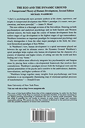 The Ego and the Dynamic Ground: A Transpersonal Theory of Human Development — back cover