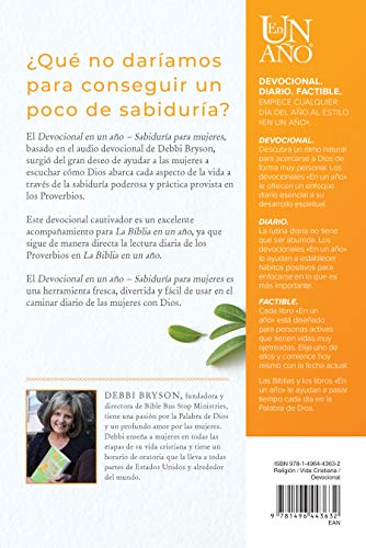 Devocional en un ao -- Sabiduría para mujeres: 365 devocionales del libro de Proverbios (Spanish Edition)