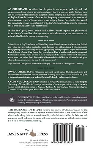 Natural Law: A Brief Introduction and Biblical Defense