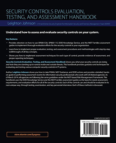 Security Controls Evaluation, Testing, and Assessment Handbook