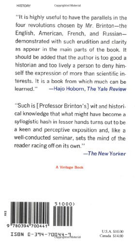 The Anatomy of Revolution by Crane Brinton