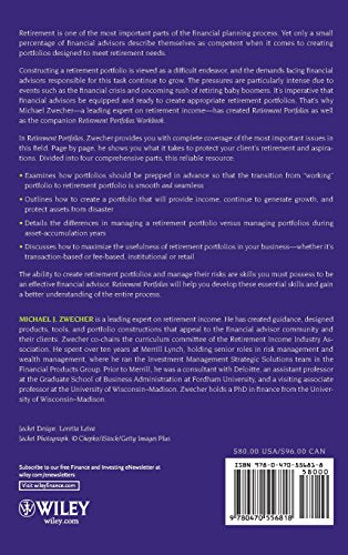 Retirement Portfolios: Theory, Construction, and Management