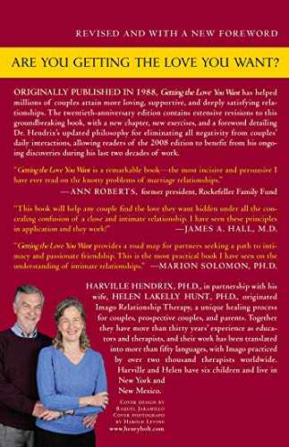 Getting the Love You Want: A Guide for Couples, 20th Anniversary Edition