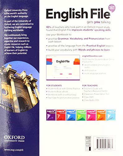English file 4th edition beginner; workbook with key