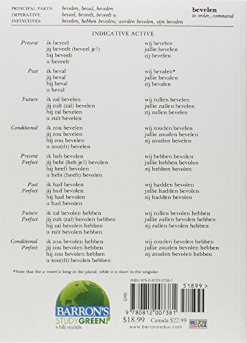 201 Dutch Verbs: Fully Conjugated in All the Tenses (Barron's Verb)