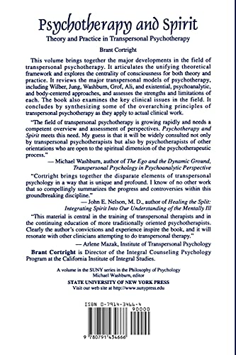 Psychotherapy and Spirit: Theory and Practice in Transpersonal