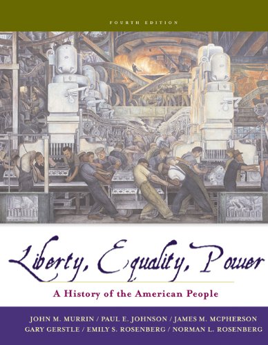 Liberty, Equality, and Power: A History of the American People (with CD-ROM, American Journey Online, and InfoTrac) (Available Titles CengageNOW)