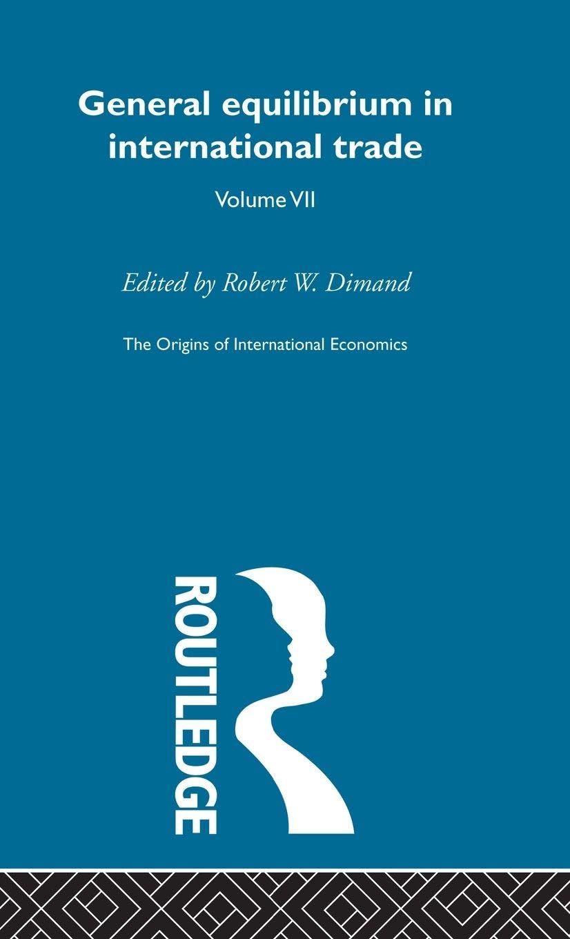 Origins Intl Economics Vol 7 (The Origins of International Economic, 7)