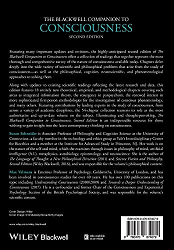 The Blackwell Companion to Consciousness