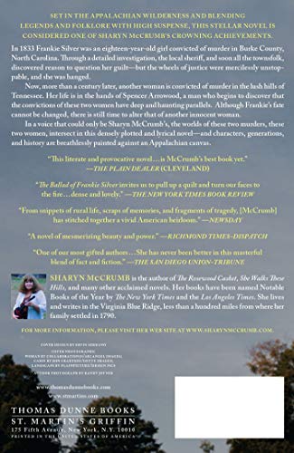 The Ballad of Frankie Silver: A Ballad Novel (Ballad Novels, 5) — back cover