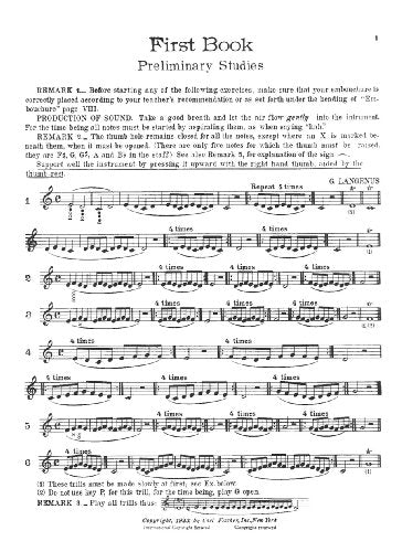 Complete Method for the Clarinet in Three Parts (Part 1)