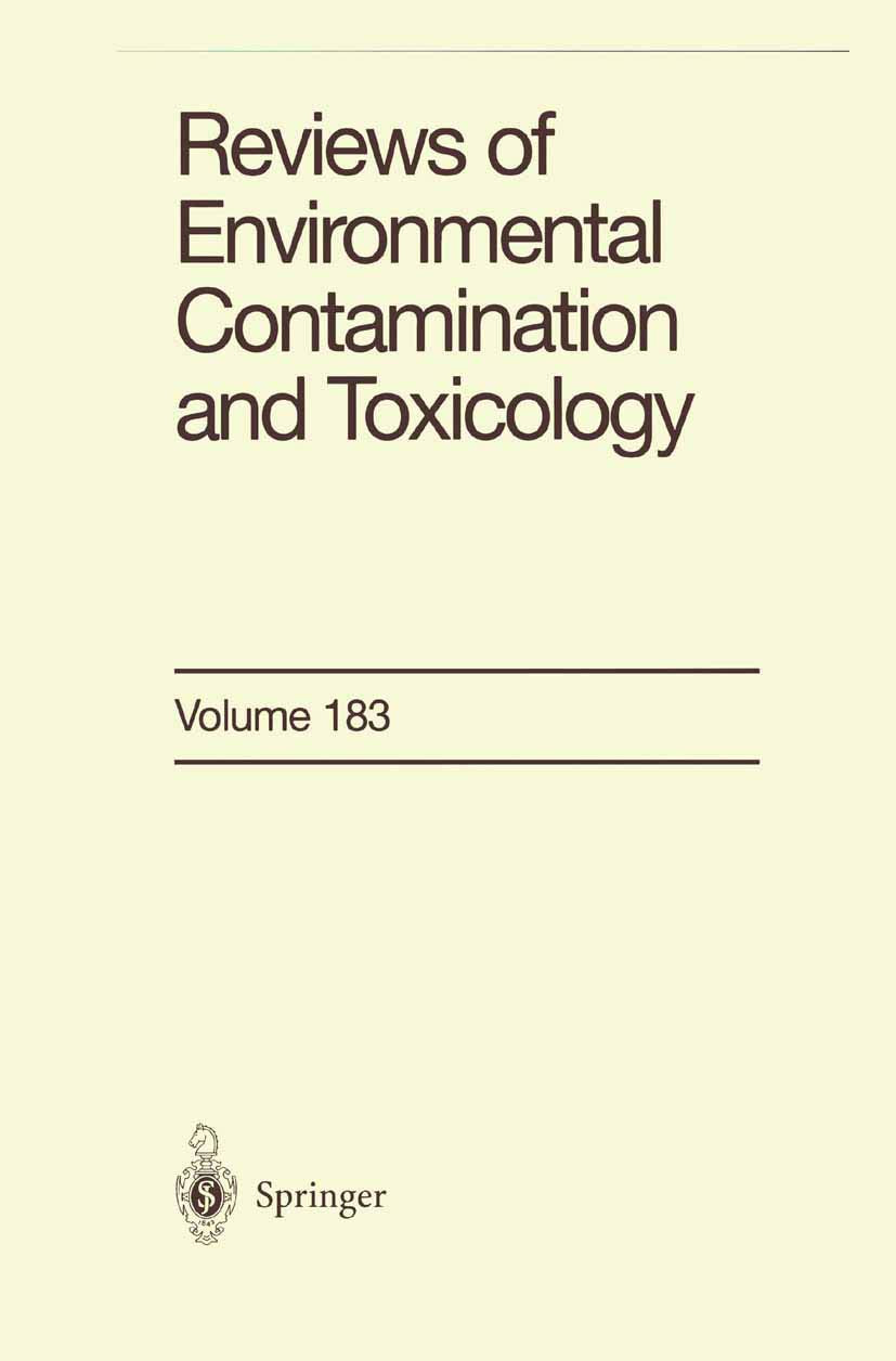 Reviews of Environmental Contamination and Toxicology (Reviews of Environmental Contamination and Toxicology, 183)