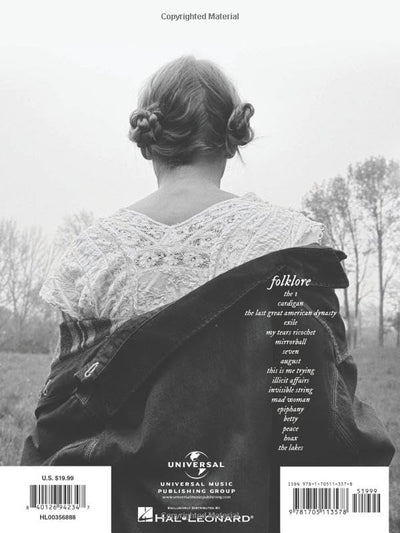 Taylor Swift - Folklore: Easy Piano Songbook with Lyrics Beginner and Intermediate Sheet Music for Piano Players and Fans Simplified Arrangements for Piano Students and Music Fans