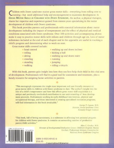 Gross Motor Skills in Children With Down Syndrome: A Guide for Parents and Professionals (Topics in Down Syndrome)