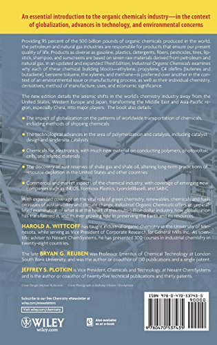 Industrial Organic Chemicals by Wittcoff, Harold A.