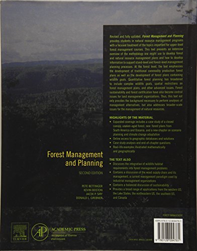 Forest Management and Planning