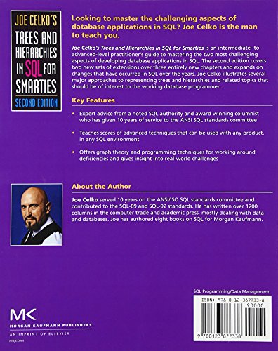 Joe Celko's Trees and Hierarchies in SQL for Smarties (The Morgan Kaufmann Series in Data Management Systems)