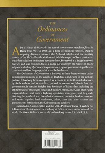 The Ordinances of Government by Al-mawardi