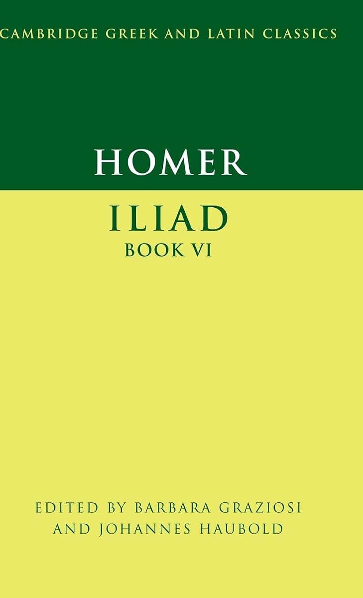Homer: Iliad Book VI (Cambridge Greek and Latin Classics)