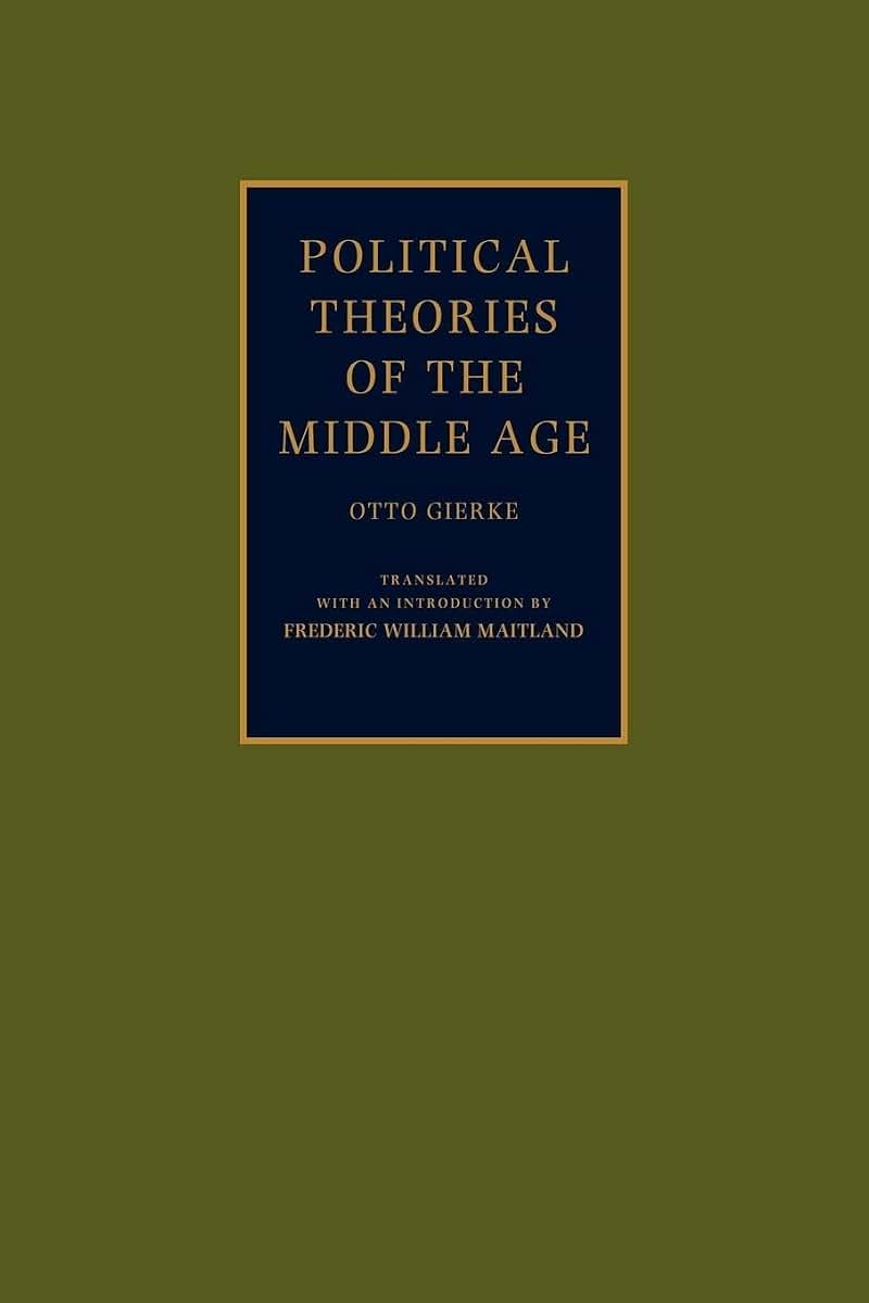 Political Theories of the Middle Age (Cambridge Paperback Library)