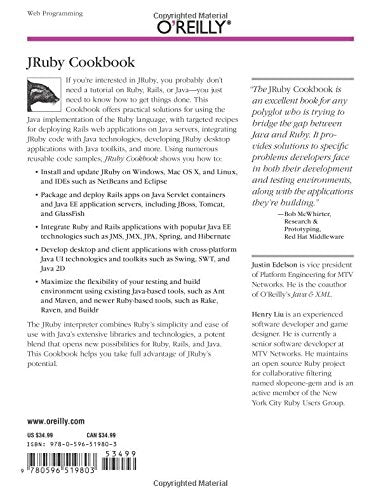 JRuby Cookbook
