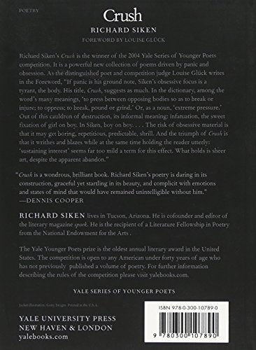 Crush (Volume 99) (Yale Series of Younger Poets) by Richard Siken