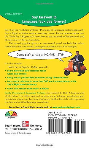 Say It Right in Italian, 2nd Edition (Say It Right! Series)