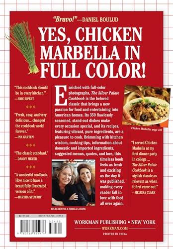 The Silver Palate Cookbook — back cover