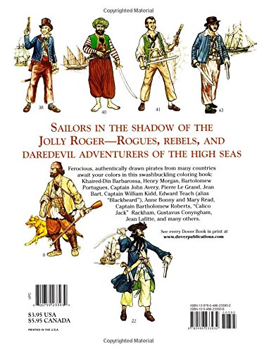 Pirates & Buccaneers Coloring Book (Dover History Coloring Book)