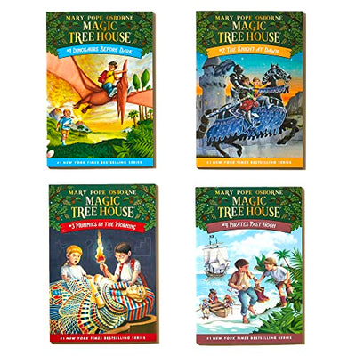 Magic Tree House Boxed Set, Books 1-4: Dinosaurs Before Dark