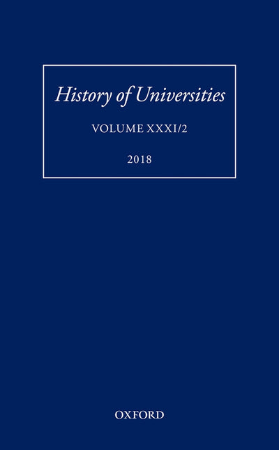 History of Universities: Volume XXXI / 2 (History of Universities Series)