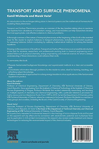 Transport and Surface Phenomena