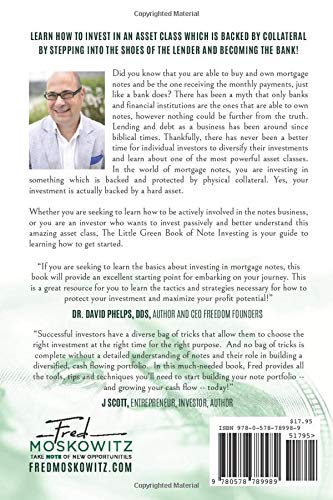 The Little Green Book Of Note Investing: A Practical Guide for Getting Started with Investing in Mortgage Notes
